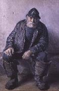 Michael Ancher Skagen Fisherman oil painting picture wholesale